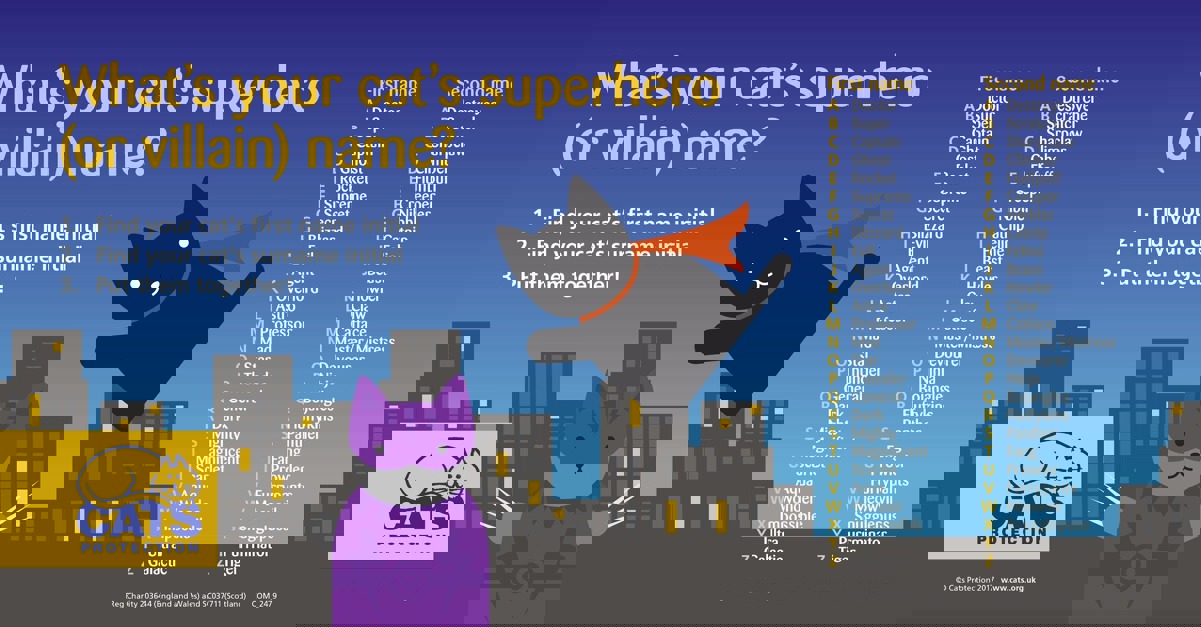 Cat superhero name generator