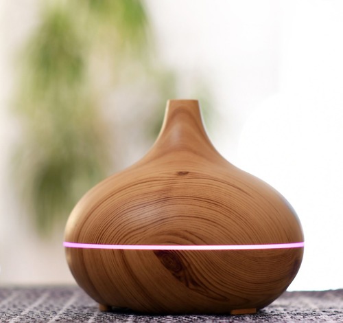 wooden essential oil ultrasonic diffuser